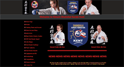 Desktop Screenshot of kentkarate.co.uk